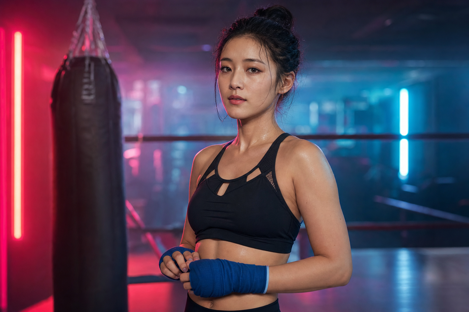 霓虹拳馆女教练