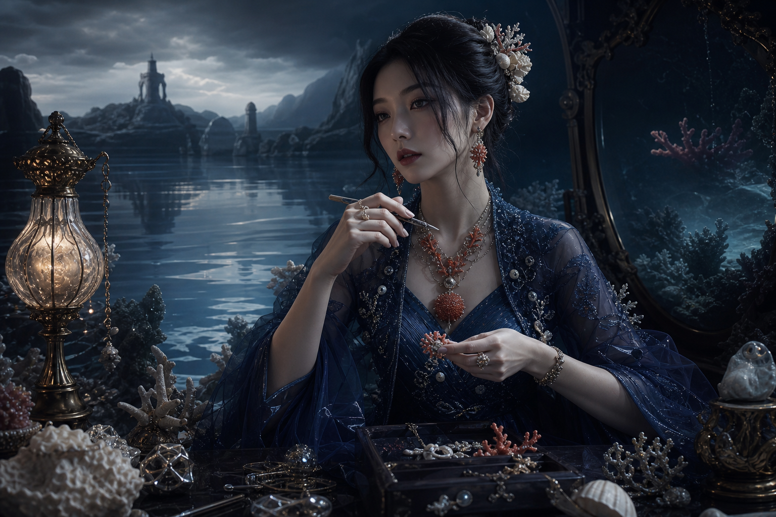 镜海珊瑚珠宝师