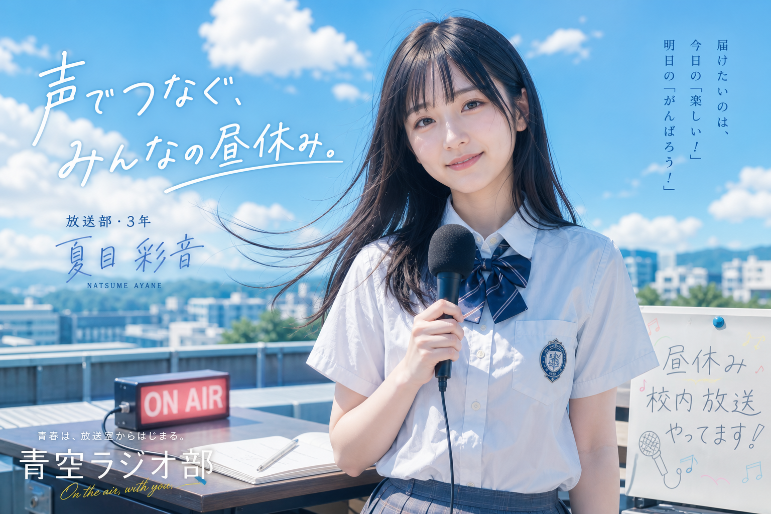 天台广播部学姐