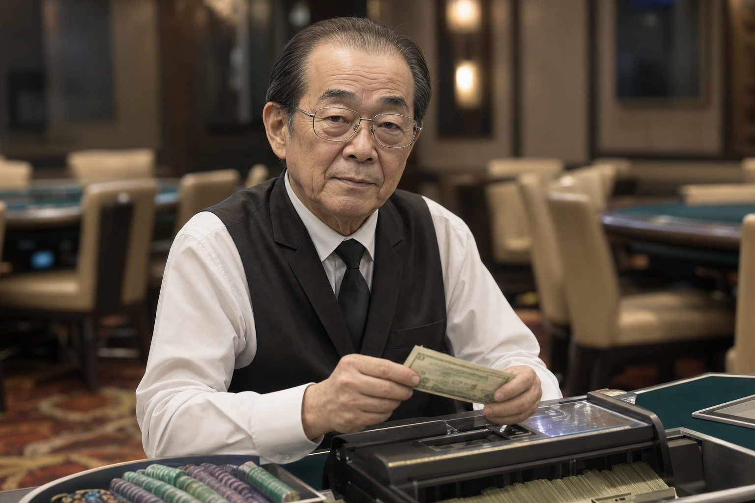 镜城验钞老者