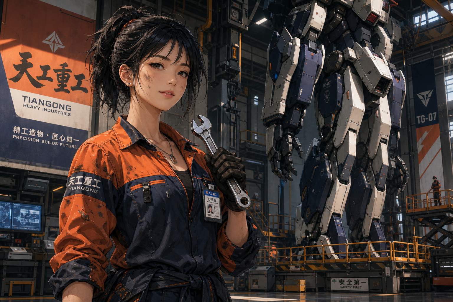 机甲女工程师