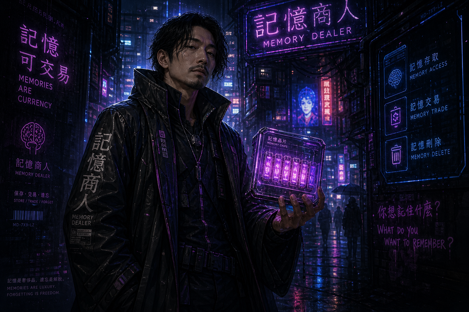 霓虹记忆贩子