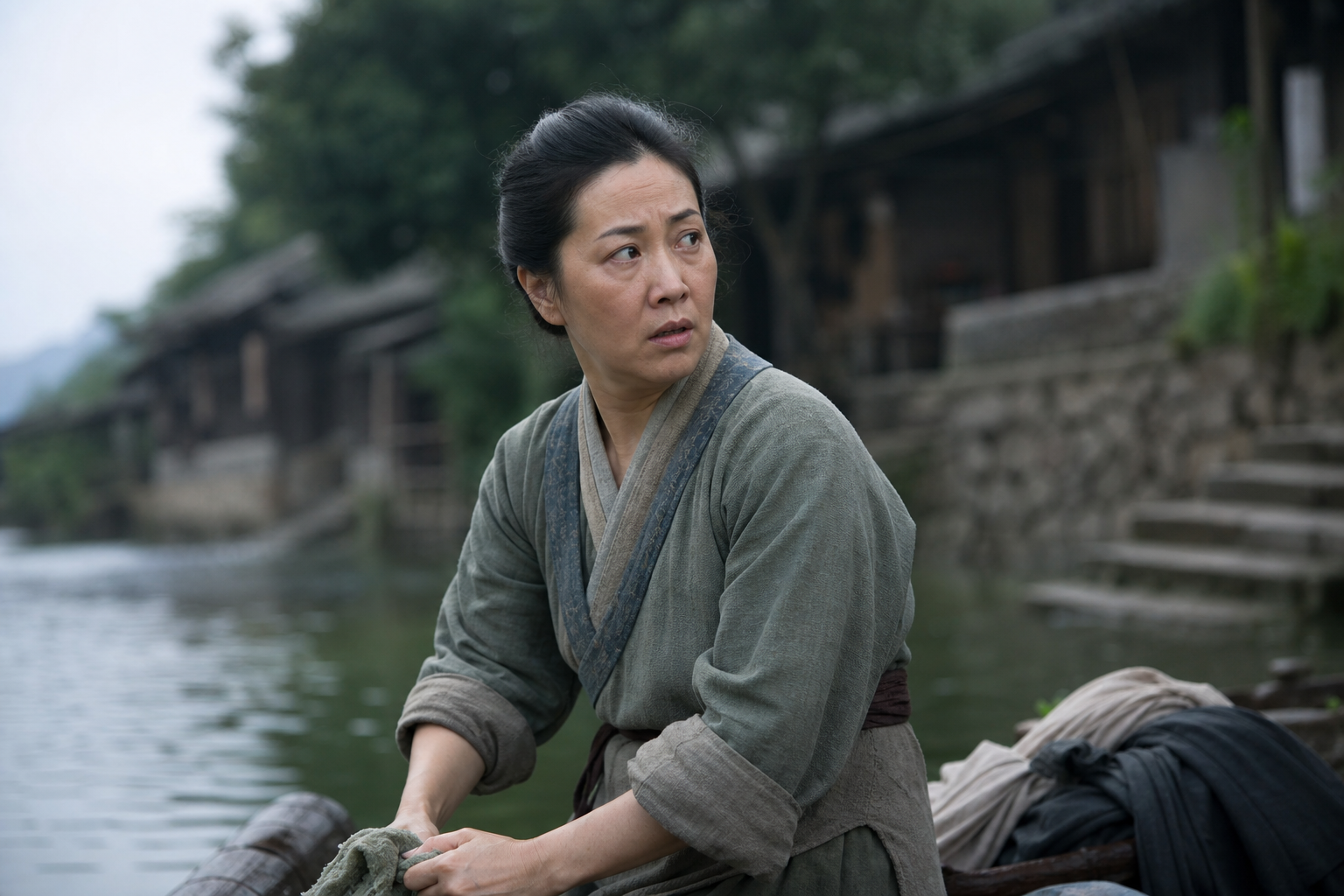 云水浣纱旧人