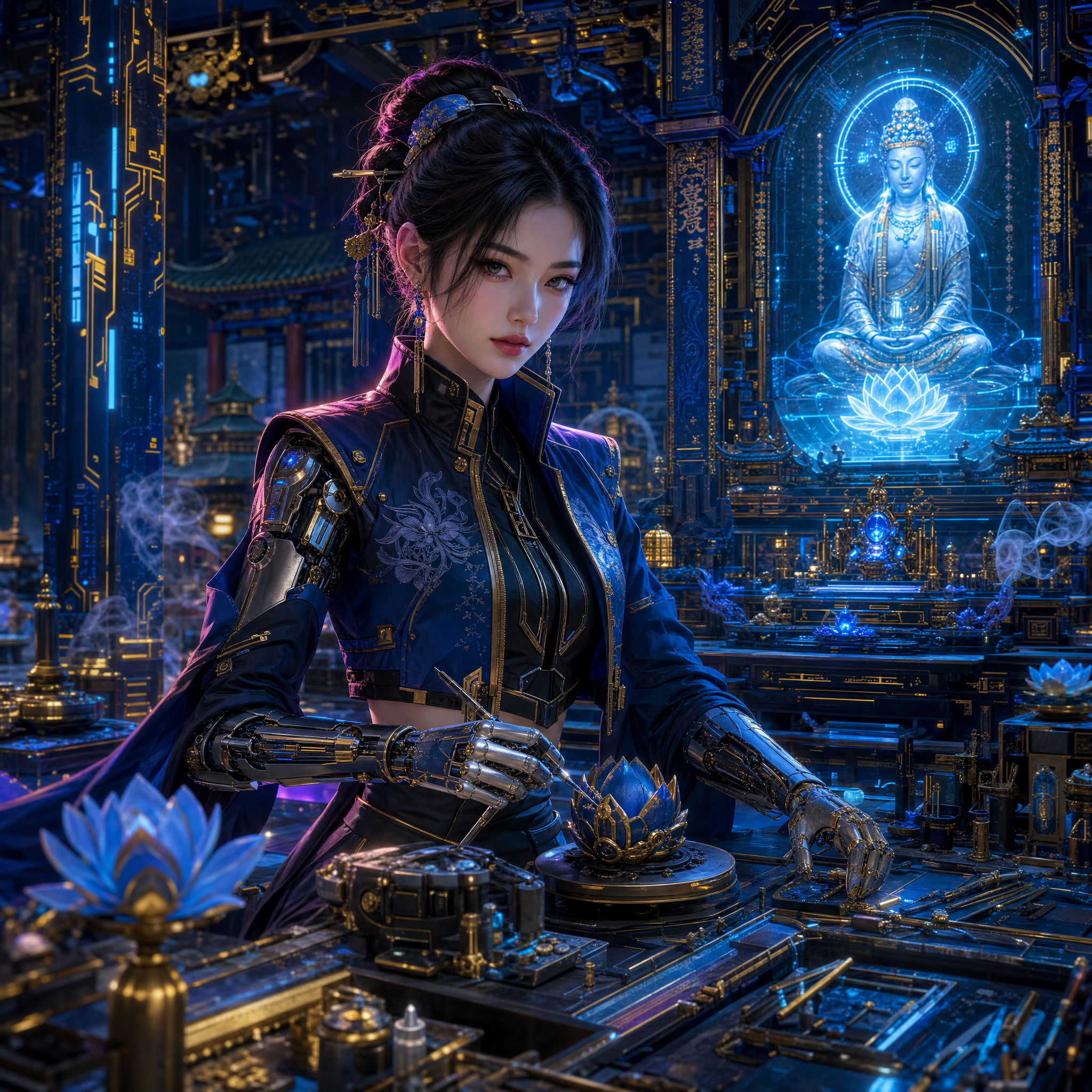 霓虹寺院修复师