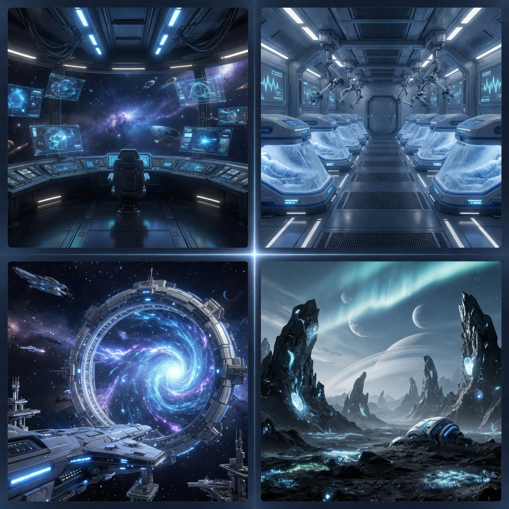 星槎联邦星舰场景包